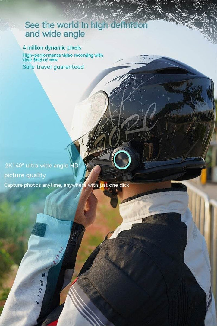 Motorcycle Helmet Intercom Bluetooth Headset Driving Recorder R3 - ZEYTONCART