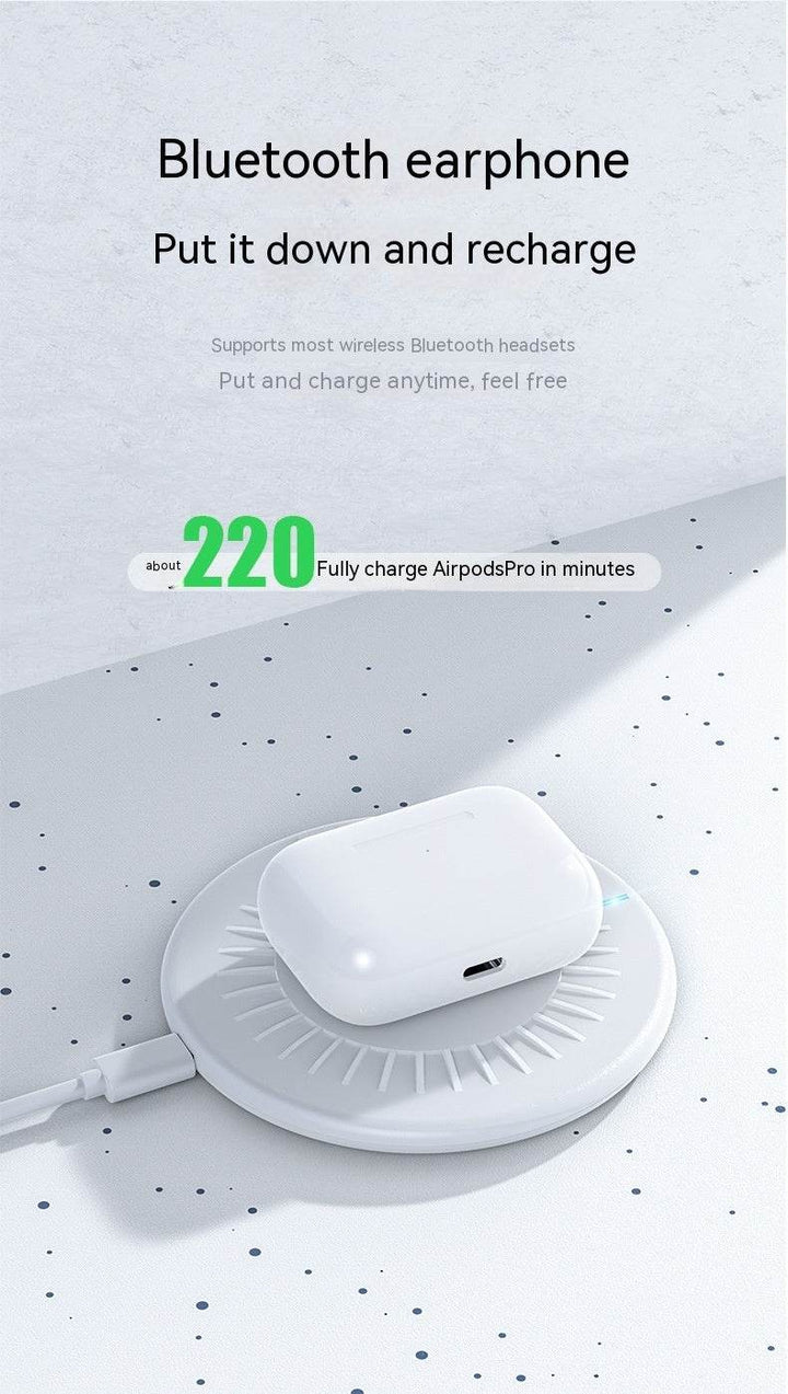 Two-in-one Desktop Wireless Charger Suitable For Mobile Phone Bluetooth Headset - ZEYTONCART