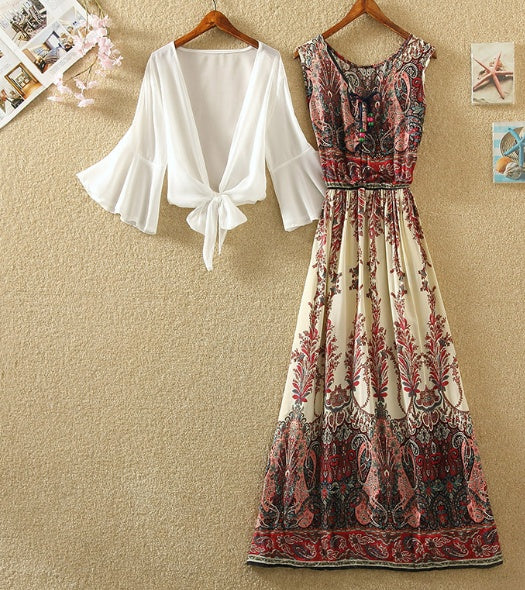 Floral cotton dress - ZEYTONCART