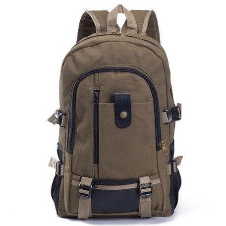 Men's Backpacks Canvas Backpack Student Bags - ZEYTONCART