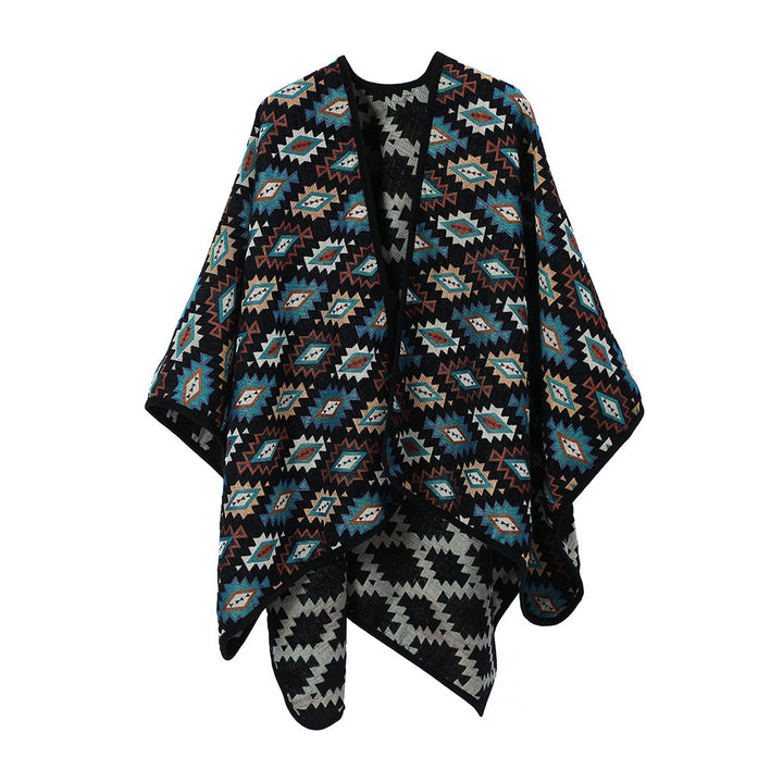 New European And American Spring, Autumn And Winter Ethnic Style Shawl - ZEYTONCART