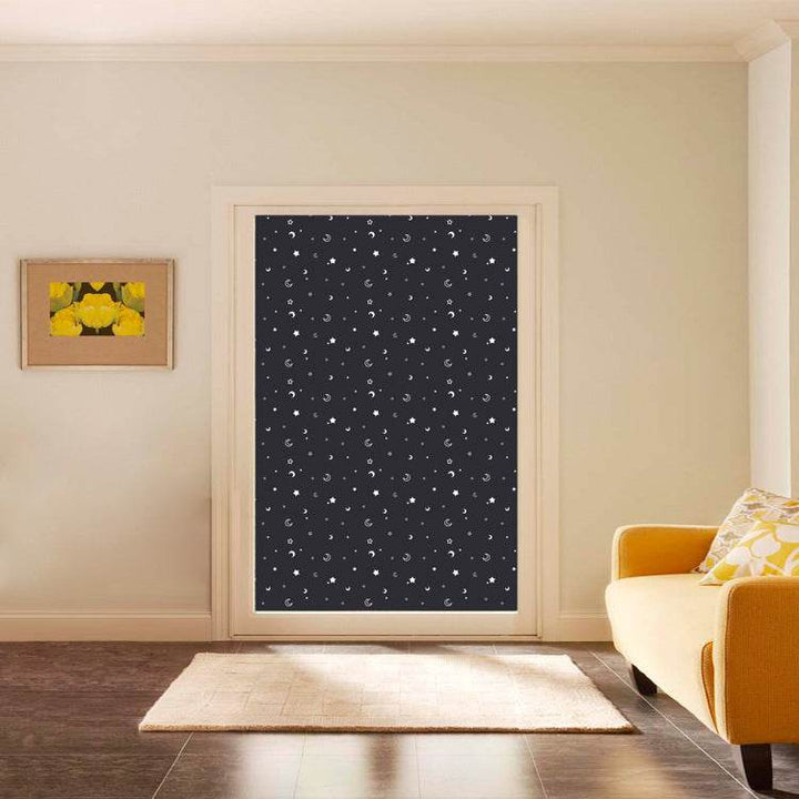 Portable Home Magic Patch Printed Curtains - ZEYTONCART