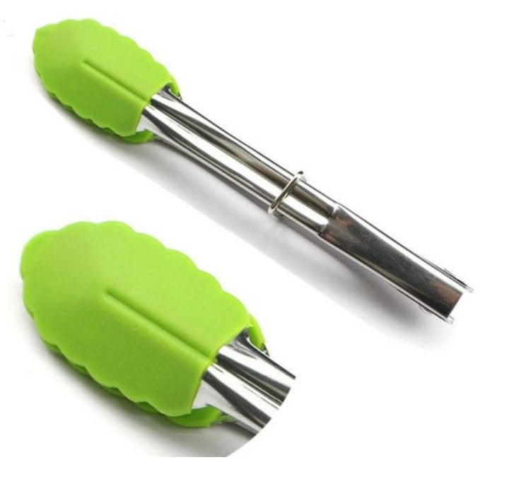 Silicone Kitchen Cooking Salad Utensils BBQ Clip Stainless - ZEYTONCART