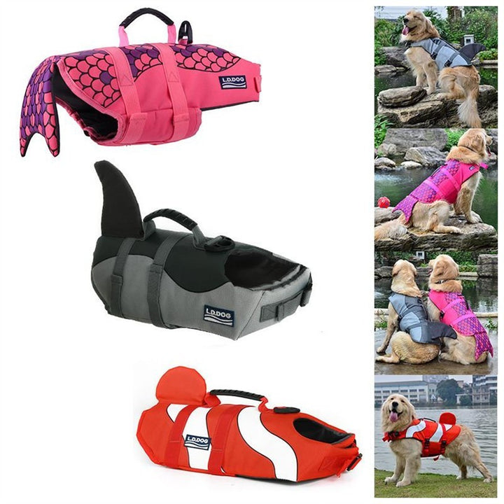New Pet Life Jacket Dog Outdoor Swimming Suit Summer Dress - ZEYTONCART