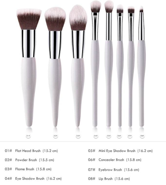 8 Makeup Brushes And Tools - ZEYTONCART