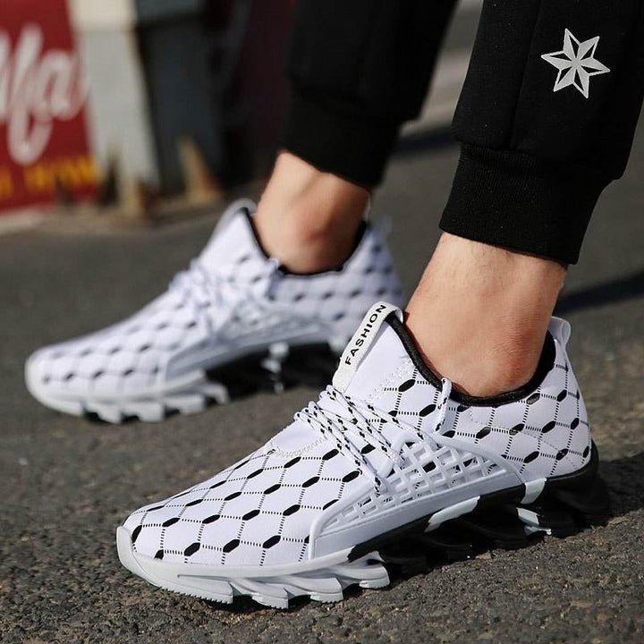 Men's Sport Sneakers Men Comfortable Sports Outdoor Running Shoes Newest Male Breathable Footwear for Men Lace-Up - ZEYTONCART