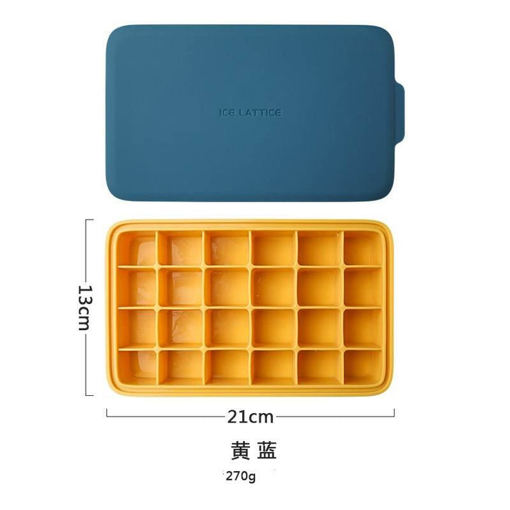 Silicone 12 Cavity Hexagon 3D Ice Mold DIY Popsicle Mould Ice Cream Makers Storage Box - ZEYTONCART