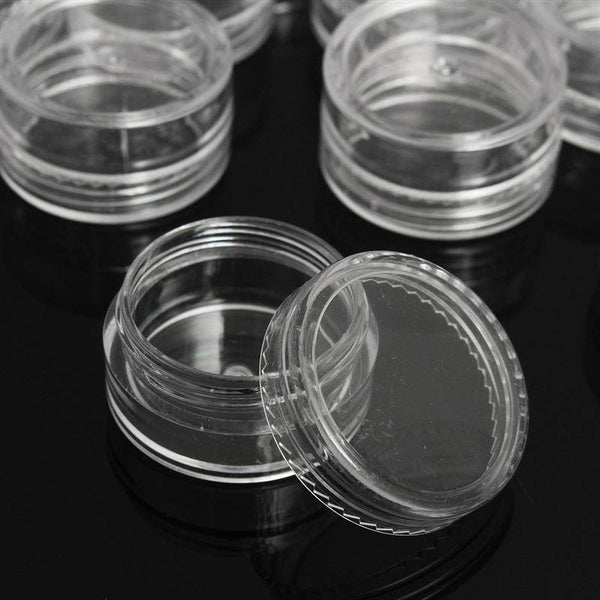 5g Transparent Cream Jar Mini Cosmetic Bottles - ZEYTONCART