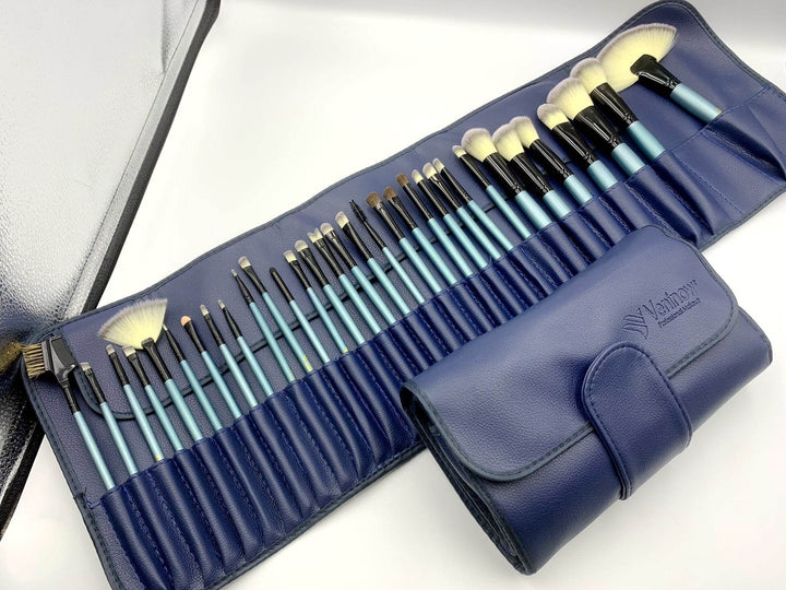 32 blue makeup brushes - ZEYTONCART
