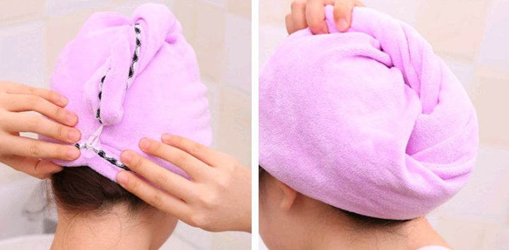 Water Absorption Dry Hair Bath Thick Towel - ZEYTONCART