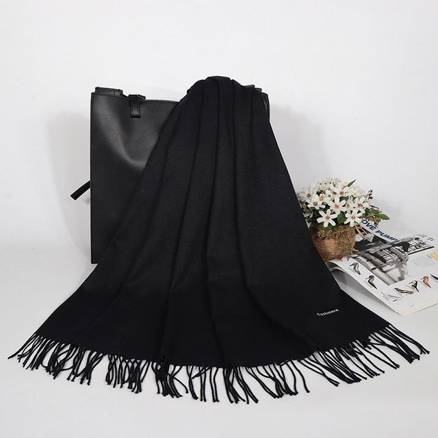 Winter Cashmere Women Scarf Female Luxury Brand Scarves Lady - ZEYTONCART