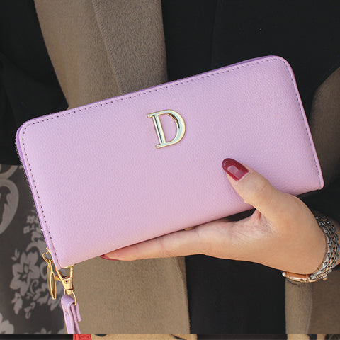 Long Wallet Women Leather Ladies Fashion - ZEYTONCART