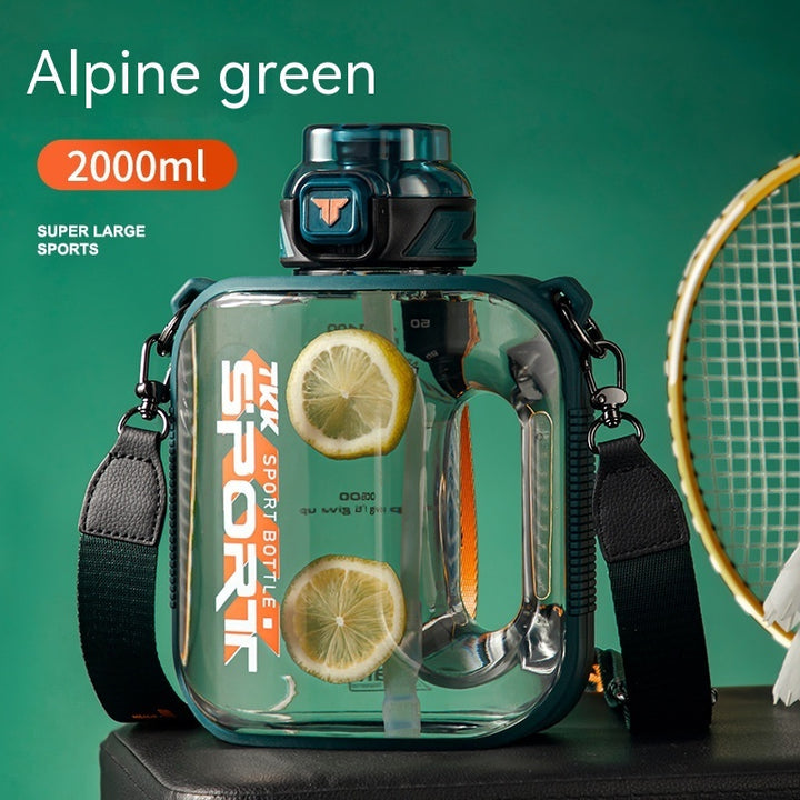 Sports Large Water Bottle Large Capacity Outdoor Portable Barrels High Temperature Resistant - ZEYTONCART