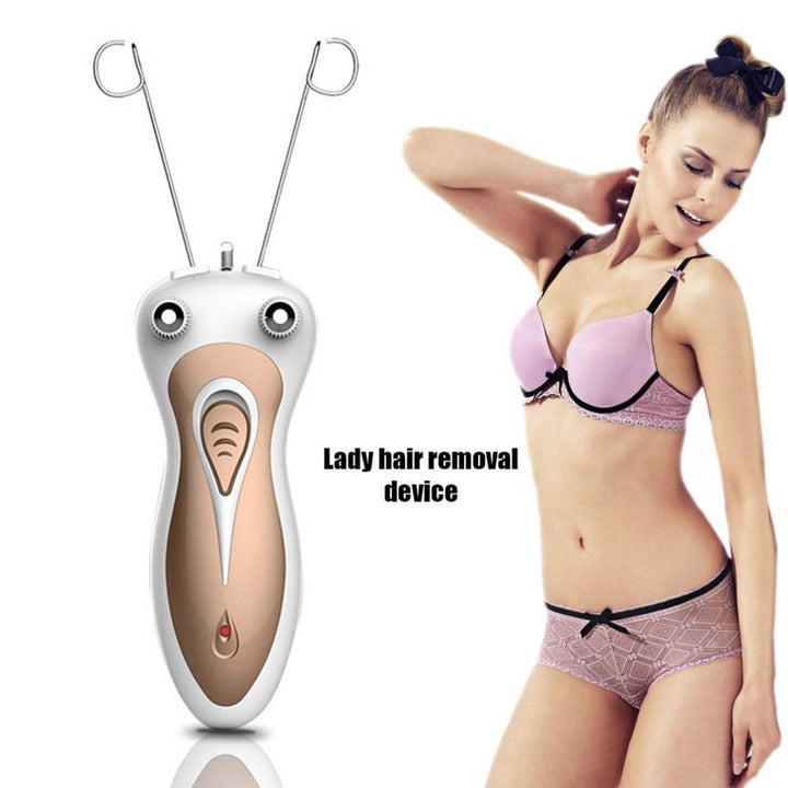 New Electric Women Epilator Me Body Face Facial Hair Remover Epilator Epilator for Lady Electric Face Cotton Thread Deflating - ZEYTONCART