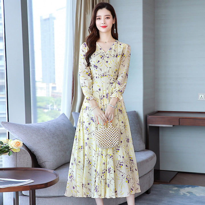 Ladies Floral Chiffon Skirt - ZEYTONCART
