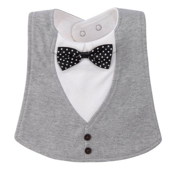 Gentleman Style Bibs Waterproof Baby Bib Novelty Burp Cloths Adjustable Newborn Toddler Infant Accessories - ZEYTONCART