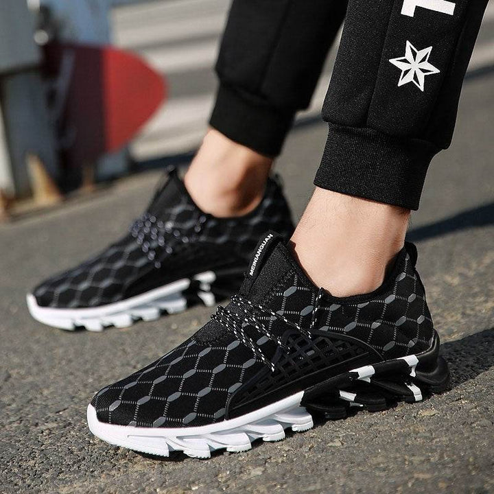 Men's Sport Sneakers Men Comfortable Sports Outdoor Running Shoes Newest Male Breathable Footwear for Men Lace-Up - ZEYTONCART