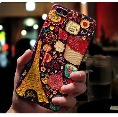 Compatible with Apple , Three-dimensional Embossed Phone Case - ZEYTONCART