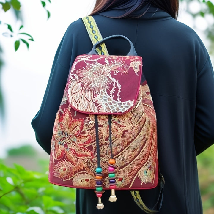 Fashion Women's Canvas Bucket Backpack - ZEYTONCART