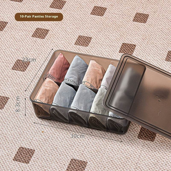 Stacked Storage Box Underwear Bra Socks Storage Box Storage Wardrobe Storage - ZEYTONCART