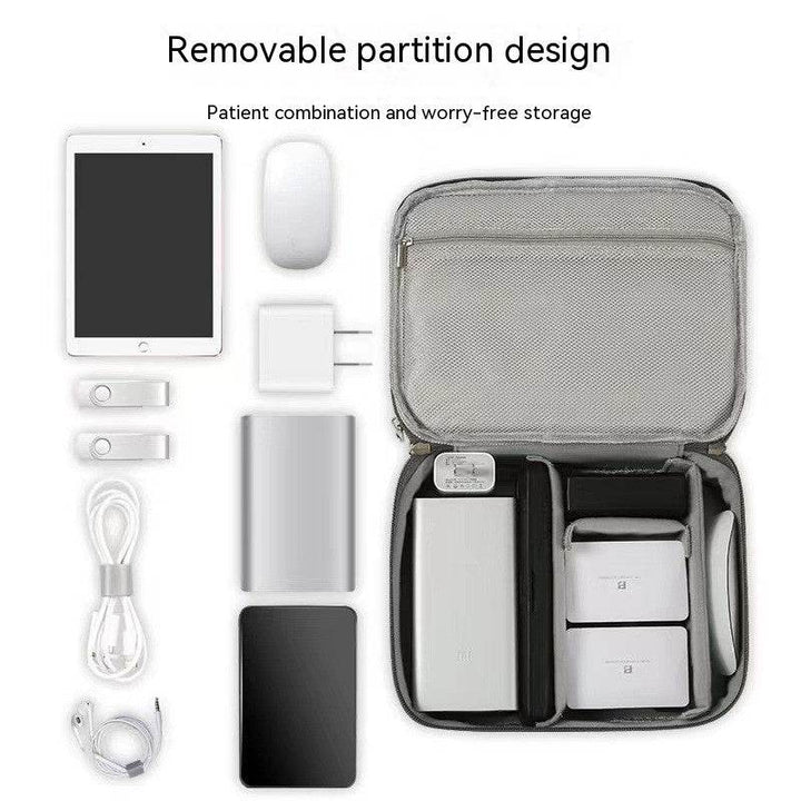 Data Cable Storage Bag Travel Portable Digital Accessories - ZEYTONCART