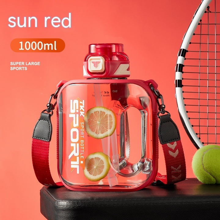 Sports Large Water Bottle Large Capacity Outdoor Portable Barrels High Temperature Resistant - ZEYTONCART