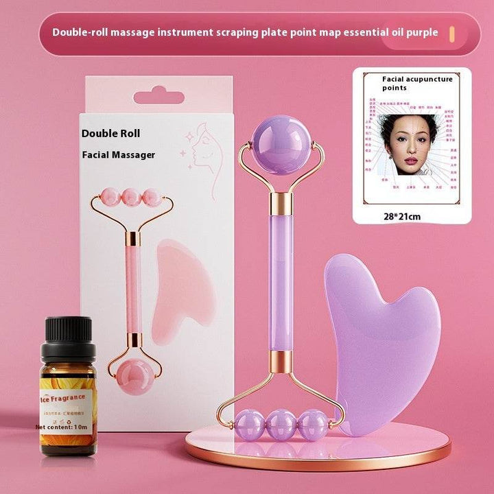 Facial Eye Scraping Massage Jade Roller - ZEYTONCART