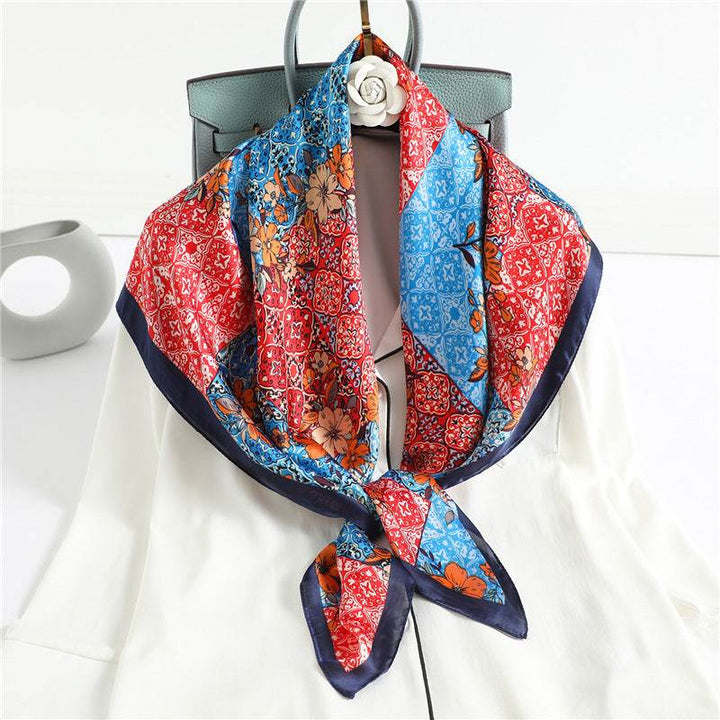 Fashion Silk Scarves Female Printing Hijab - ZEYTONCART