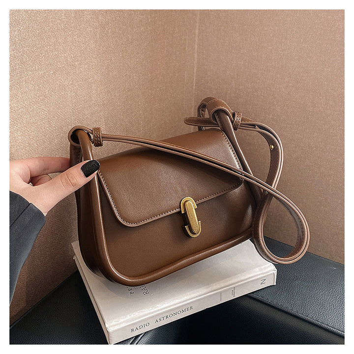 Women's Fashion Solid Color Crossbody Bag - ZEYTONCART