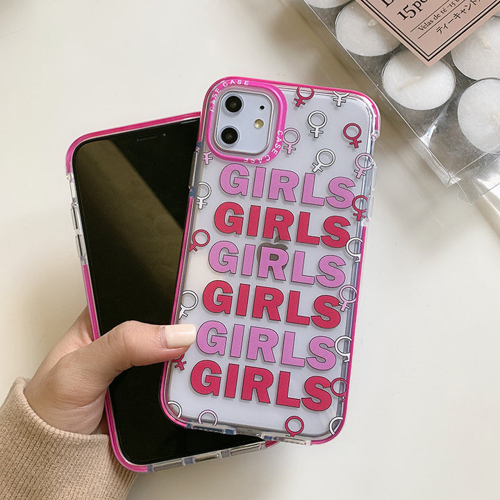 Girl  Case All-inclusive Soft Case Transparent Protective Case Applicable - ZEYTONCART