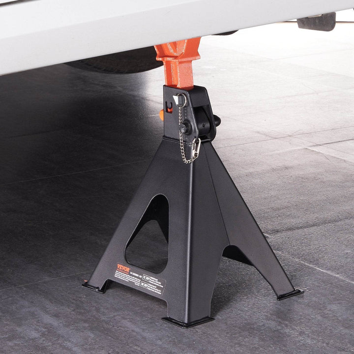 VEVOR Jack Stands, 6 Ton  13,000 Lbs Capacity Car Jack Stands Double Locking, 14.2 -23 Inch Adjustable Height, For Lifting SUV, Pickup Truck, Car And UTV ATV, Red, 1 Pair - ZEYTONCART