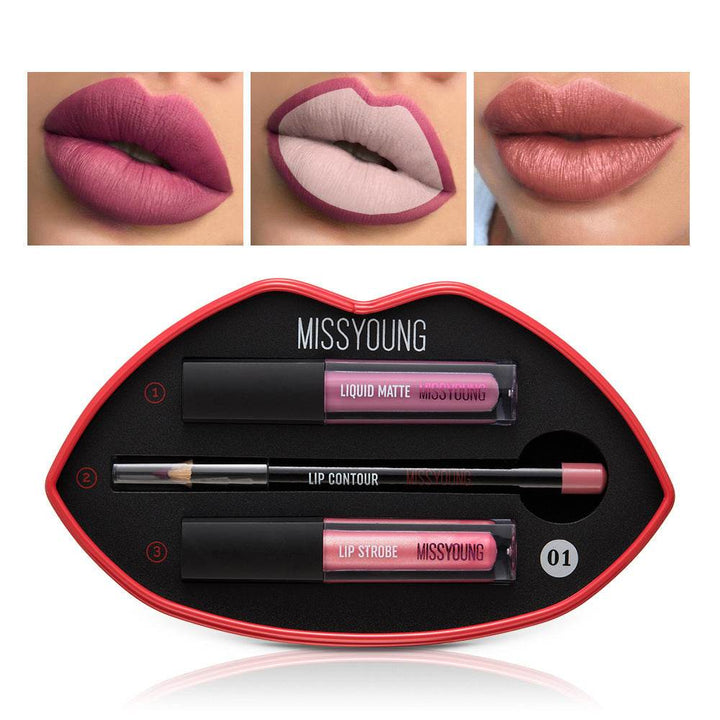 Lipstick Matte Pearl Gloss Lipstick Pen - ZEYTONCART