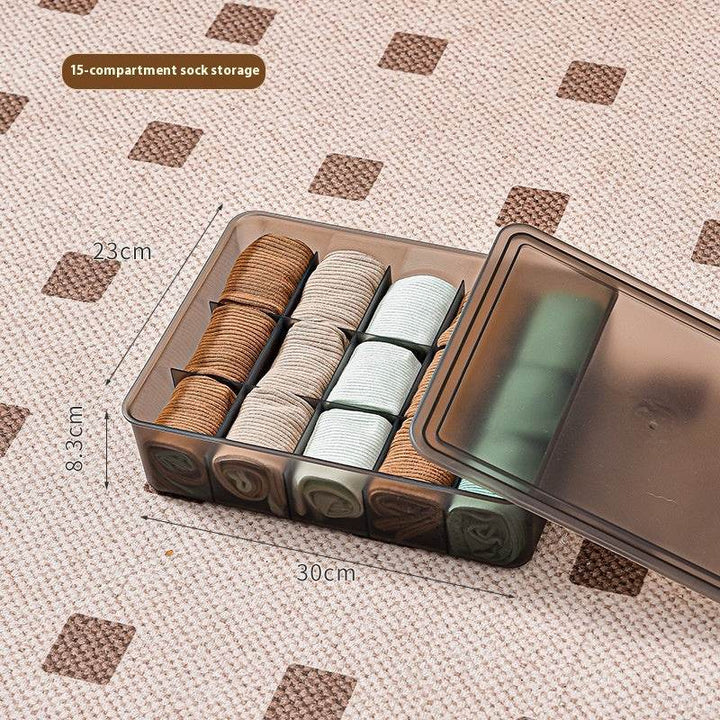 Stacked Storage Box Underwear Bra Socks Storage Box Storage Wardrobe Storage - ZEYTONCART