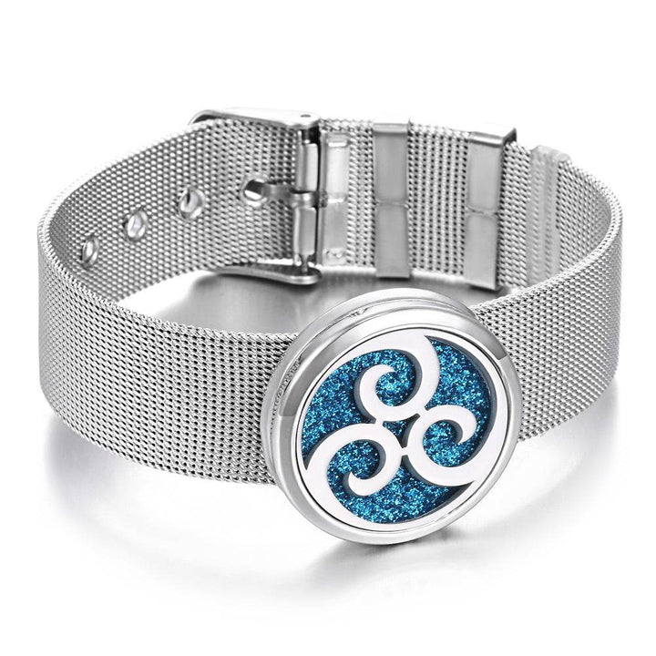 Stainless Steel Aromatherapy Bracelet Perfume Diffuser - ZEYTONCART