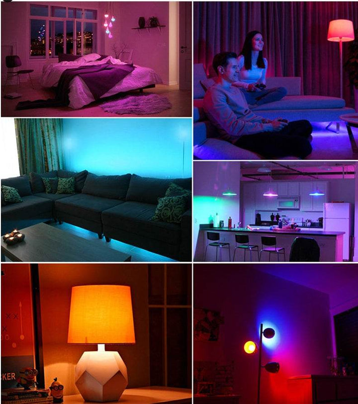 Smart WifI Led Lamp E14 RGB CW WW Led Bulb Dimmable 85-265V Voice Control Light Bulbs Alexa Google Home For Home Decorative - ZEYTONCART