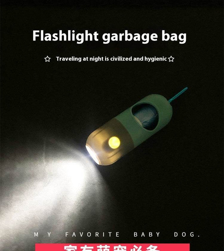 Led Light Pet Waste Bag Dispenser For Dogs Cats Dog Poop Scooper Bags Waste Bags Holder Dispensers Pet Clean Accessories - ZEYTONCART