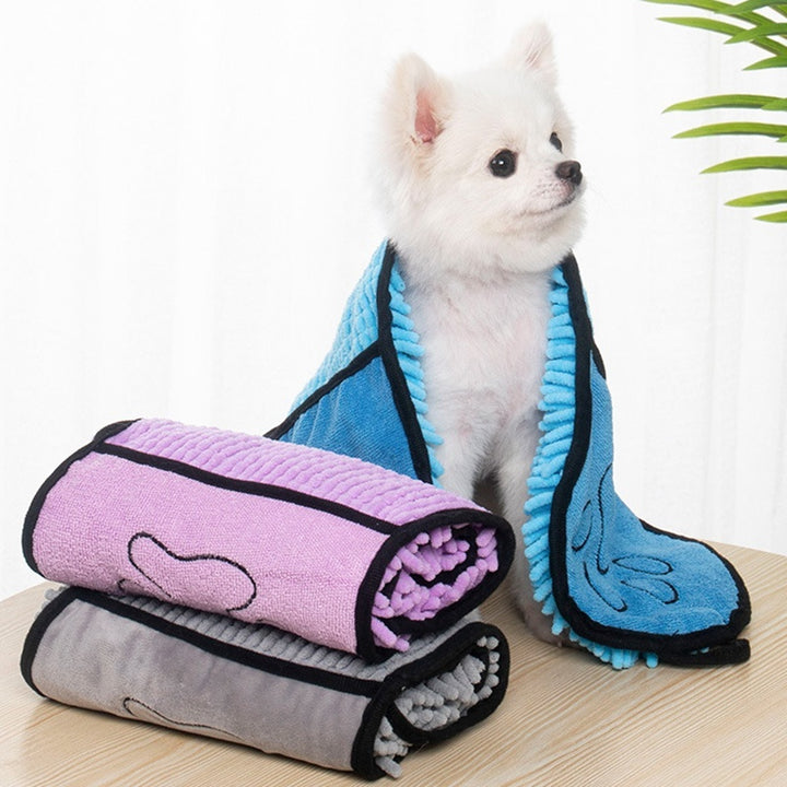 Dogs Cats Towels Super Absorbent Dog Bathrobe Microfiber Bath Towels Quick-Drying Cat Bath Towel For Pets Towel Dog Towels Pet Products - ZEYTONCART