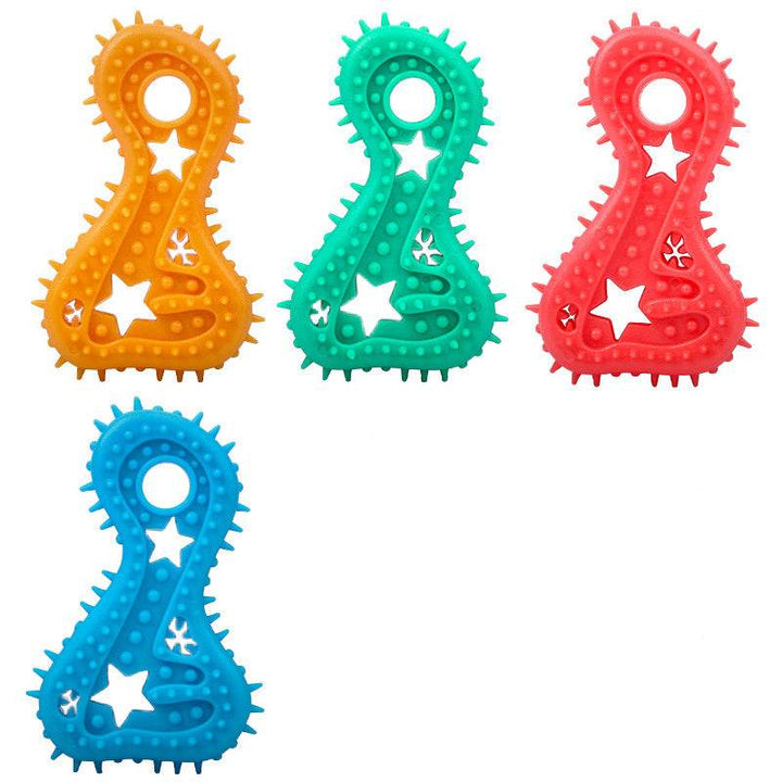 Pet Toys For Small Dogs Rubber Resistance To Bite Dog Toy Teeth Cleaning Chew Training Toys Pet Supplies Puppy Dogs - ZEYTONCART