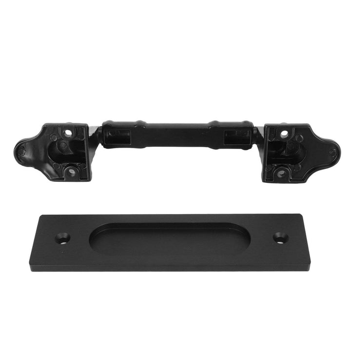 Sliding Barn Door Handle Double Sided Black Barn Door Pull Handle for Gates Garages - ZEYTONCART