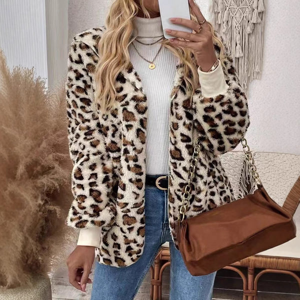 Cardigan Mid-length Women's Autumn And Winter Plush Coat - ZEYTONCART