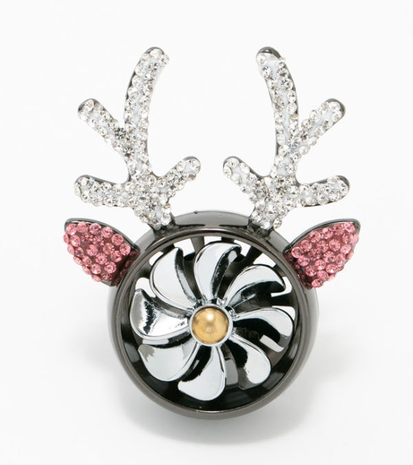 Car Aromatherapy, Diamond-encrusted Antlers, Car Ornaments, Perfume Fans, Car Accessories - ZEYTONCART