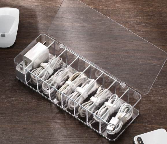 Dust-proof Storage Cable Management Box Hub Organizer Box - ZEYTONCART