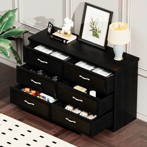 ZytonCart 3 Drawer Storage Dresser in Elegant Black - ZEYTONCART