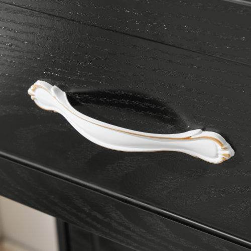 ZytonCart 3 Drawer Storage Dresser in Elegant Black - ZEYTONCART
