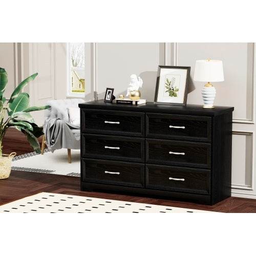 ZytonCart 3 Drawer Storage Dresser in Elegant Black - ZEYTONCART