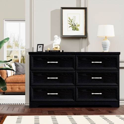 ZytonCart 3 Drawer Storage Dresser in Elegant Black - ZEYTONCART