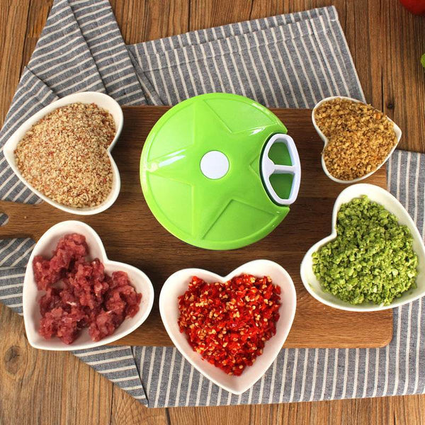 Multifunction Vegetable Fruit Twist Shredder Manual Meat Grinder Chopper Garlic Cutter - ZEYTONCART