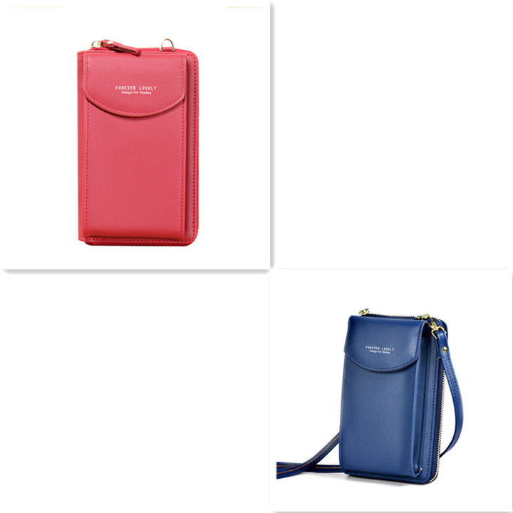 PU Luxury Handbags Womens Bags for Woman Ladies Hand Bags Women's Crossbody Bags Purse Clutch Phone Wallet Shoulder Bag - ZEYTONCART