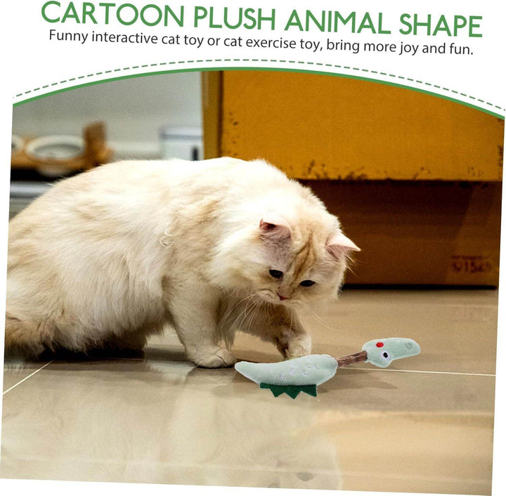 Cat Toy Kitten Toys Teeth Cleaning Toys Silvervine Sticks Cat Silvervine Stick Chew Sticks For Cats Cat Interaction Toys Kitten Plaything Cat Teaser Polygonum Wood The Cat - ZEYTONCART