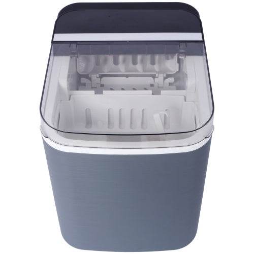 Ice Maker Countertop, Portable Ice Machine, Self-Cleaning Ice Makers With Basket And Scoop, 9 Cubes In 6 Mins, 26 Lbs Per Day, Ideal For Home, Kitchen,ETL And FDA Certificate. - ZEYTONCART